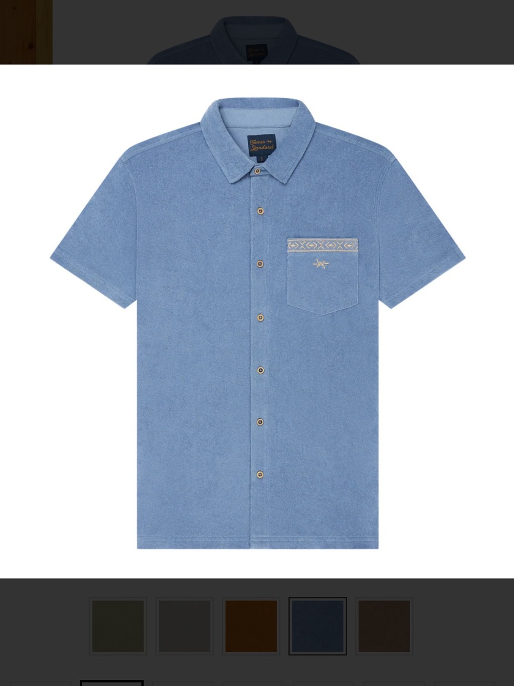 Texas Standard Men’s Terlingua Terry Cloth Shirt
